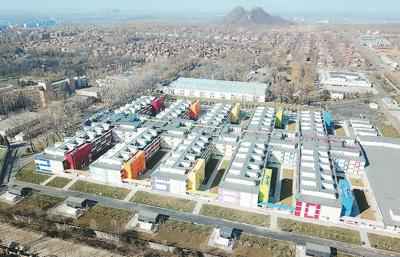 图为3月17日拍摄的北京小汤山医院局部(无人机照片)。新华社记者 鞠焕宗摄  时隔十七载 再战小汤山